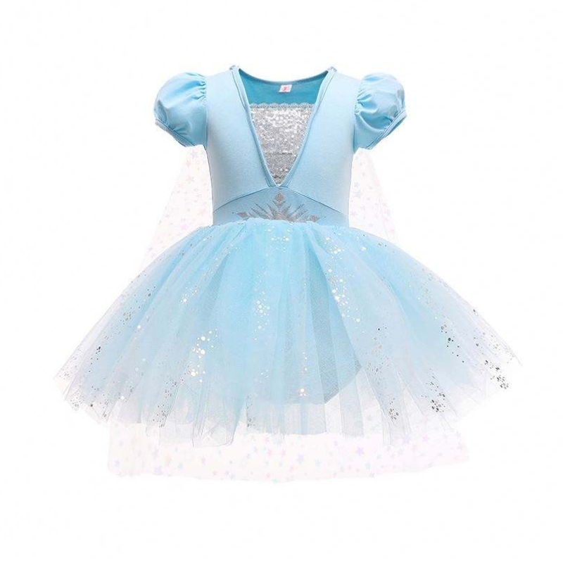 Kinderen kleine babykleding meisje jurk prinses Elsa sneeuwwitte prinses tutu jurk voor kerst verjaardagsfeestjes