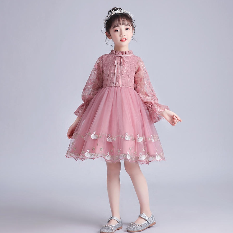 Europese stijl Kinder kleding meisje trouwjurk kinderen mooie verjaardagsfeestje tutu jurken voor bloemenmeisjes baljurk jurk