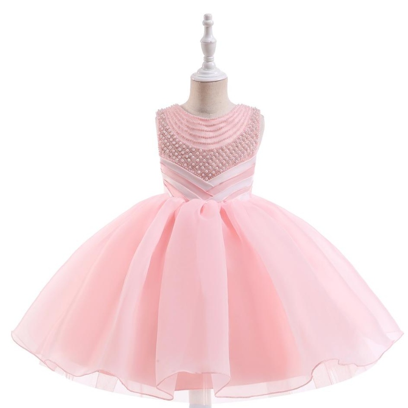 Baige pailletten prinses meisjes verjaardagsjurken mooie meidfeest voor 6 jaar oude babymeisjes jurk ontwerpen voor doop