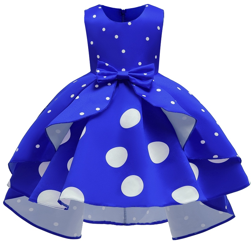 Meisjes feestjurk polka dot prinses jurk kinderen \\\\ \'s amazon jurk rok