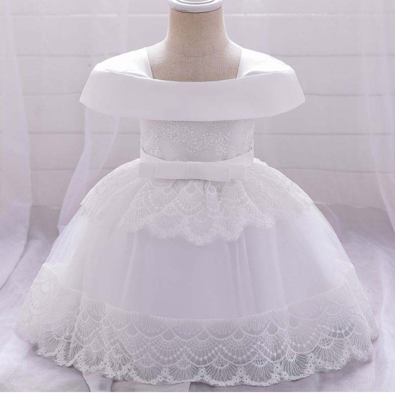 Baige babymeisje kleren baljurk prinses jurk kinderjurk formele verjaardag doop feest kinderen bloemenmeisjes jurken