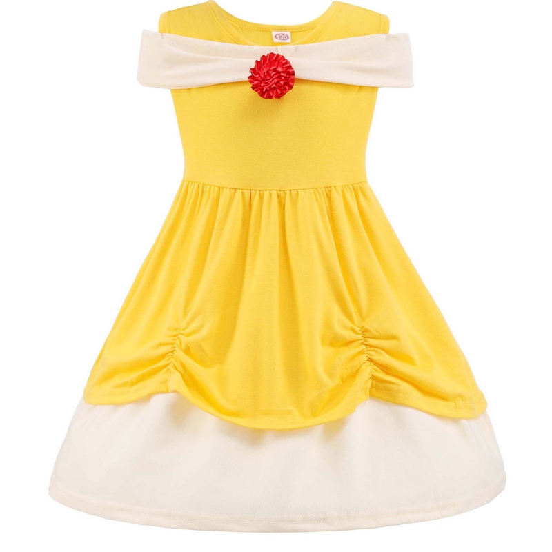 Zomer babymeisjes zeemeermin prinses jurken Sneeuwwitje peuter verjaardag belle feestjurk kleding