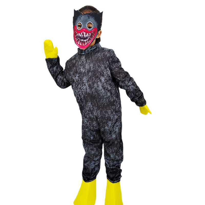 Nieuwe aankomst hete Poppy Playtime kostuum Halloween Blue Poppy Cartoon Hug Gy Wuggys Cosplay Monster Jumpsuit voor kinderen