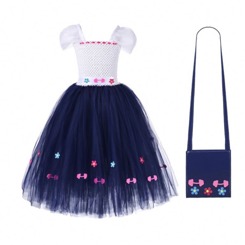 Zomer populaire Luisa Madrigal Cosplay Outfits Baby Girl Frock Dress Princess -kostuums