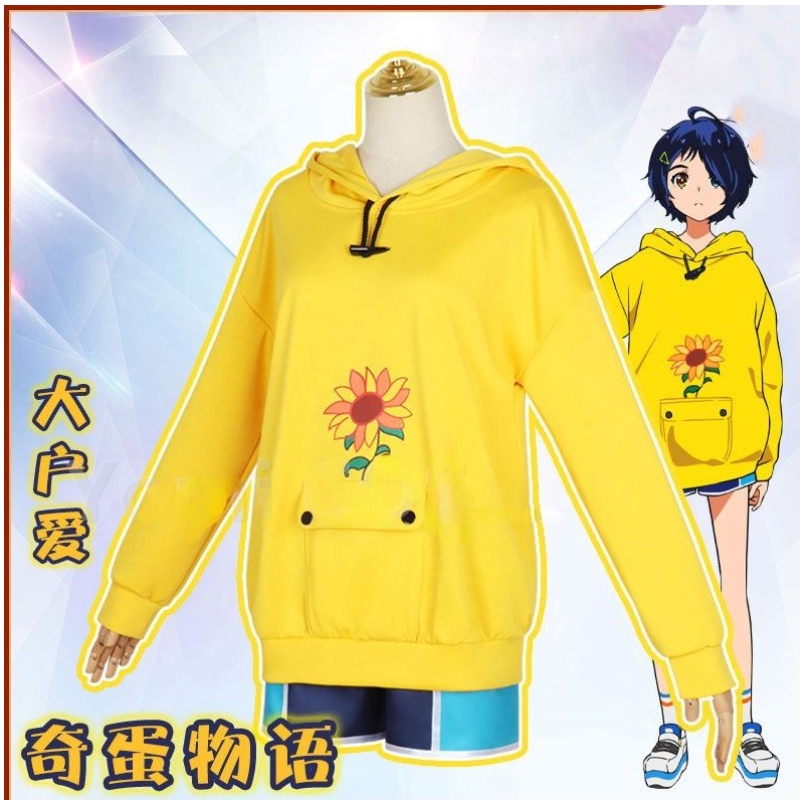 Nieuwe anime wonderprioriteit Cosplay ohto ai hoodies meisje sweatshirt sport pullover kostuum kleding cos pruik Halloween