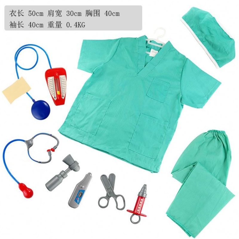 Nieuw ontwerp cosplay kostuum dokter verpleegkundige brandweerman kleding kinderen professionele kleding met fabrieks directe prijs