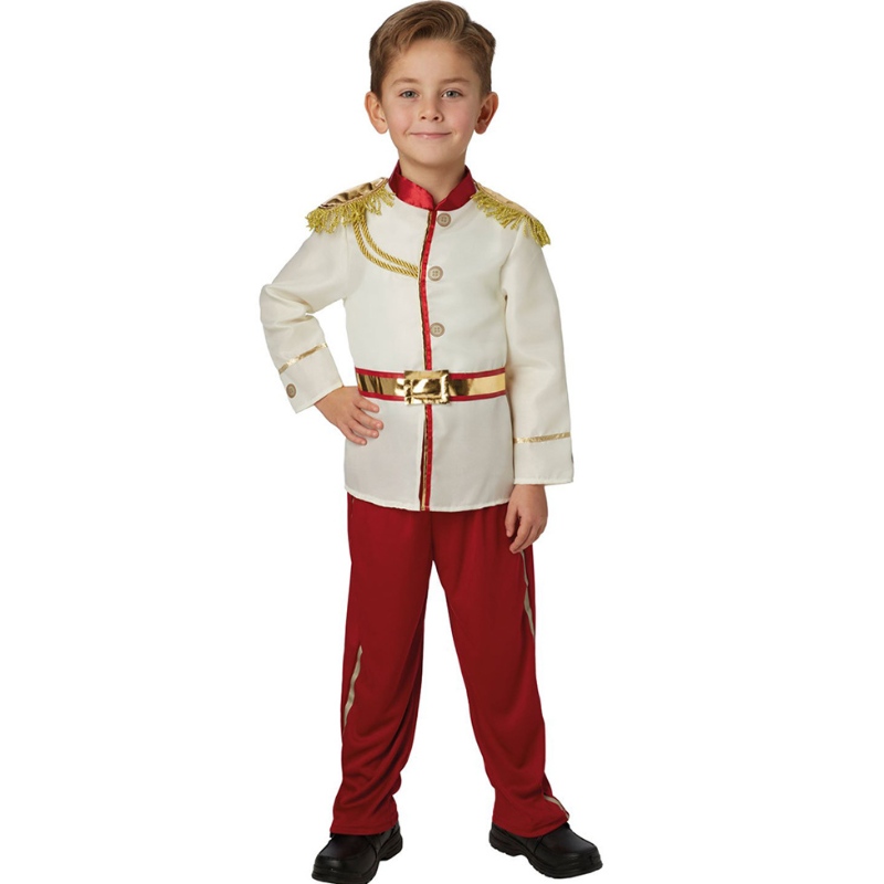 Prince Charming Costume Prince Kleed Medieval Royal Prince Outfit kostuum voor peuter kinderen jongens van 3-14 jaar oud